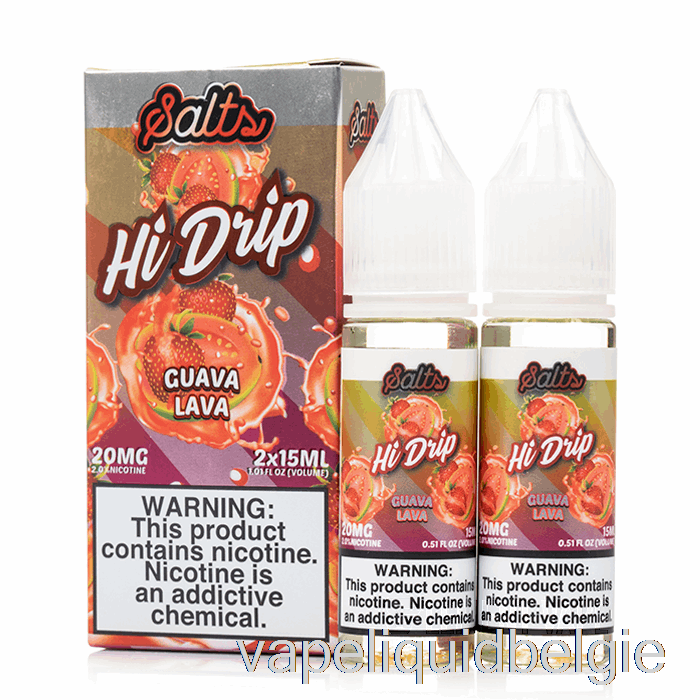 Vape Vloeibare Guave Lava - Hi-drip Zouten - 30 Ml 20 Mg